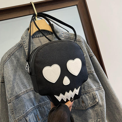 PureSonic-Cute Halloween Skull Small Shoulder Bags