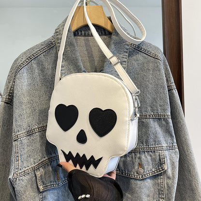 PureSonic-Cute Halloween Skull Small Shoulder Bags