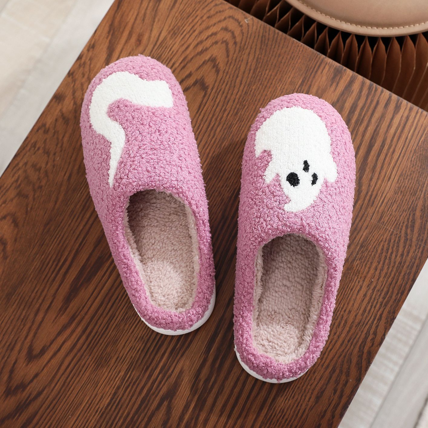 PureSonic-Halloween Ghost Cotton Slippers