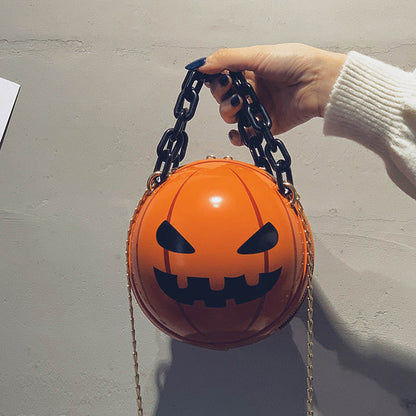 PureSonic- Pumpkin Ball Handbags With Chain