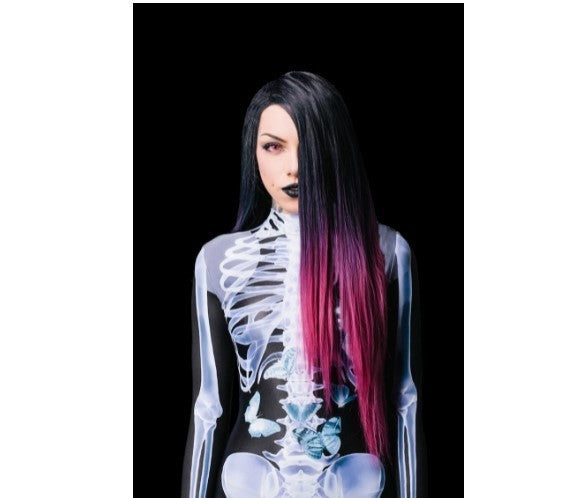 PureSonic- Long Sleeve Tights See-through Skeleton 3D Printed