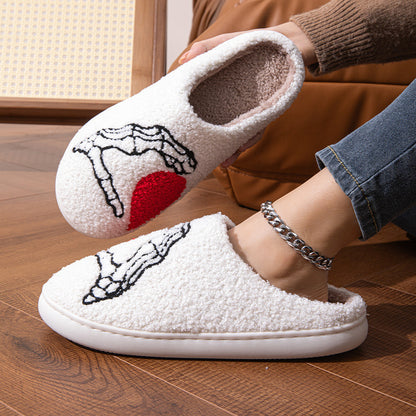 PureSonic-Halloween Love Skull-hand Slippers