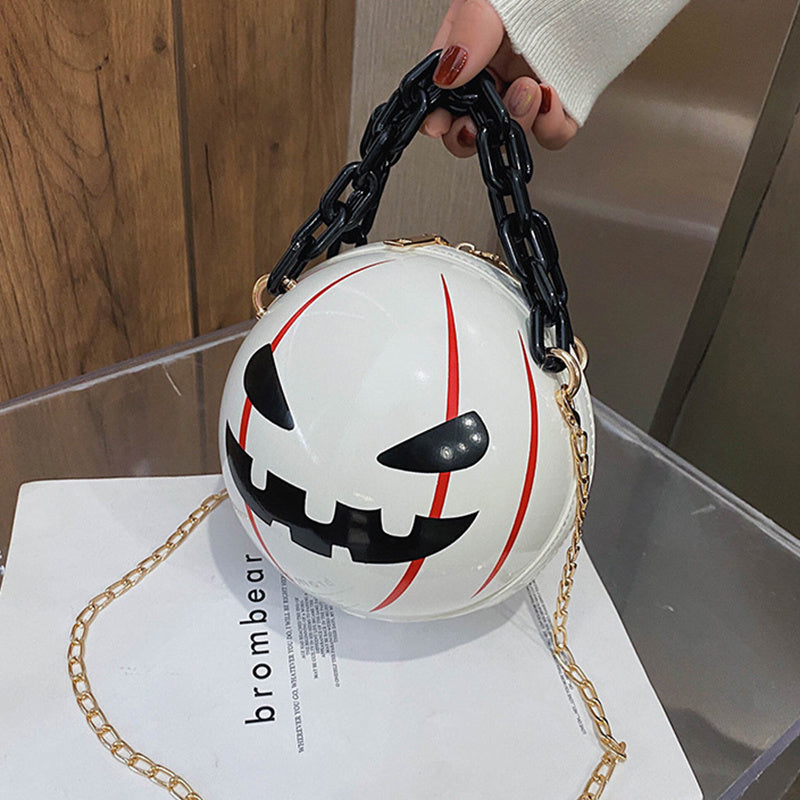 PureSonic- Pumpkin Ball Handbags With Chain