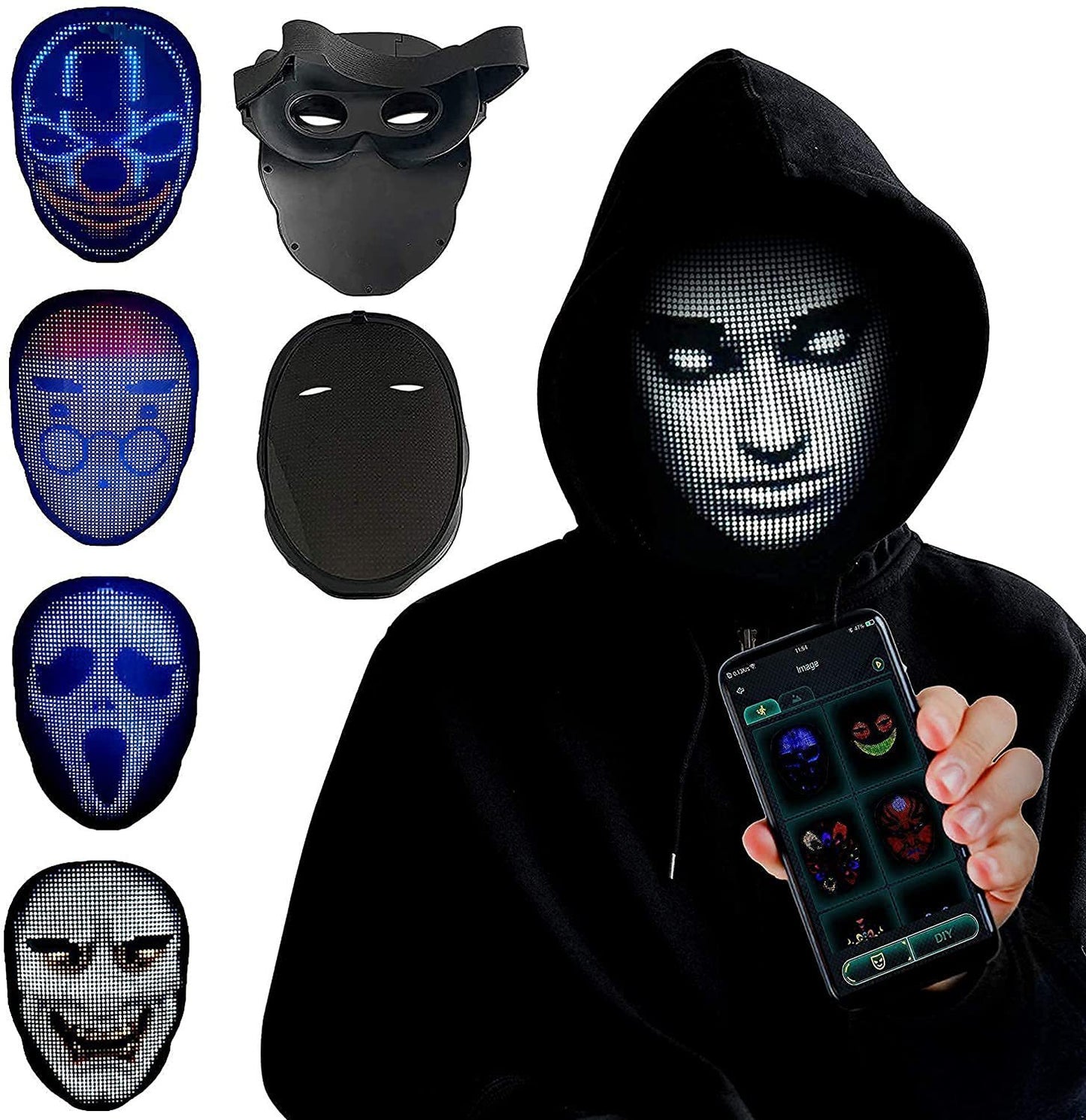 PureSonic- LED Face Mask