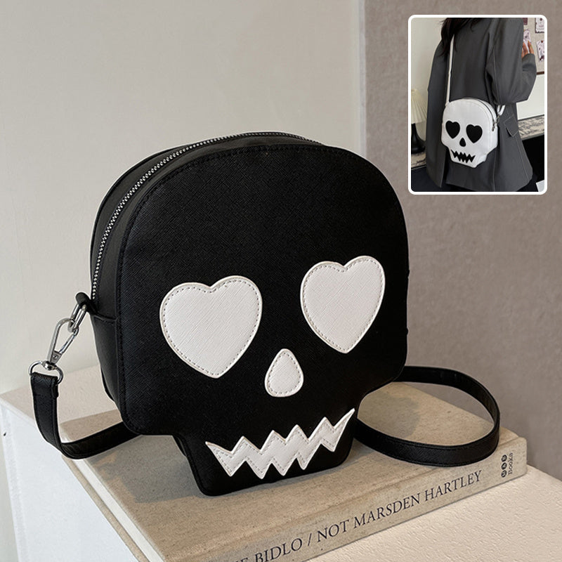 PureSonic-Cute Halloween Skull Small Shoulder Bags