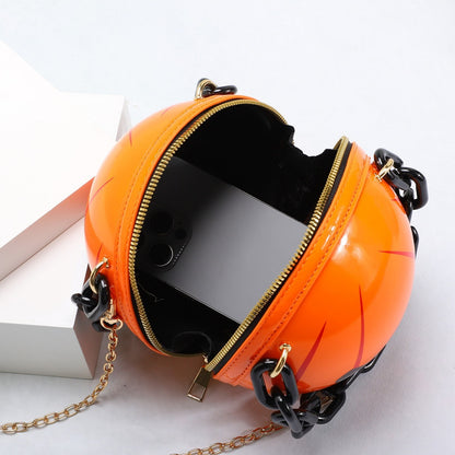 PureSonic- Pumpkin Ball Handbags With Chain