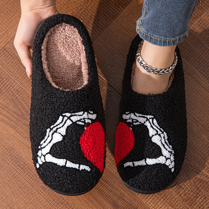 PureSonic-Halloween Love Skull-hand Slippers